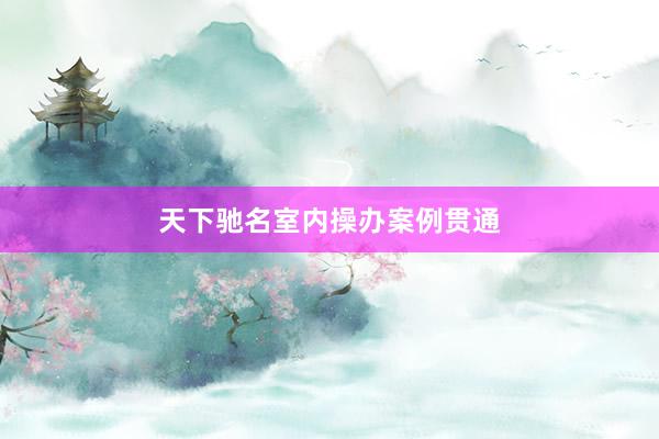 天下驰名室内操办案例贯通